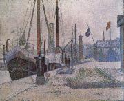 Georges Seurat The Honfleur France oil painting artist
